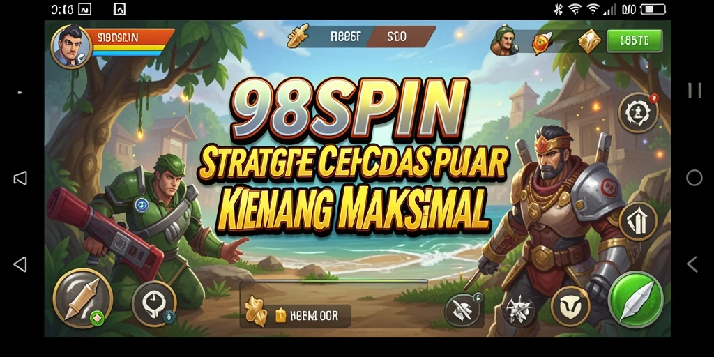 Tampilan gameplay seru dalam 98SPIN yang menantang strategi pemain.