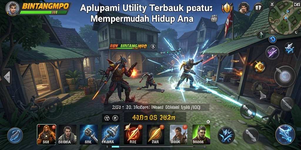 Tampilan intuitif BINTANGMPO untuk pengelolaan tugas dan pengingat.