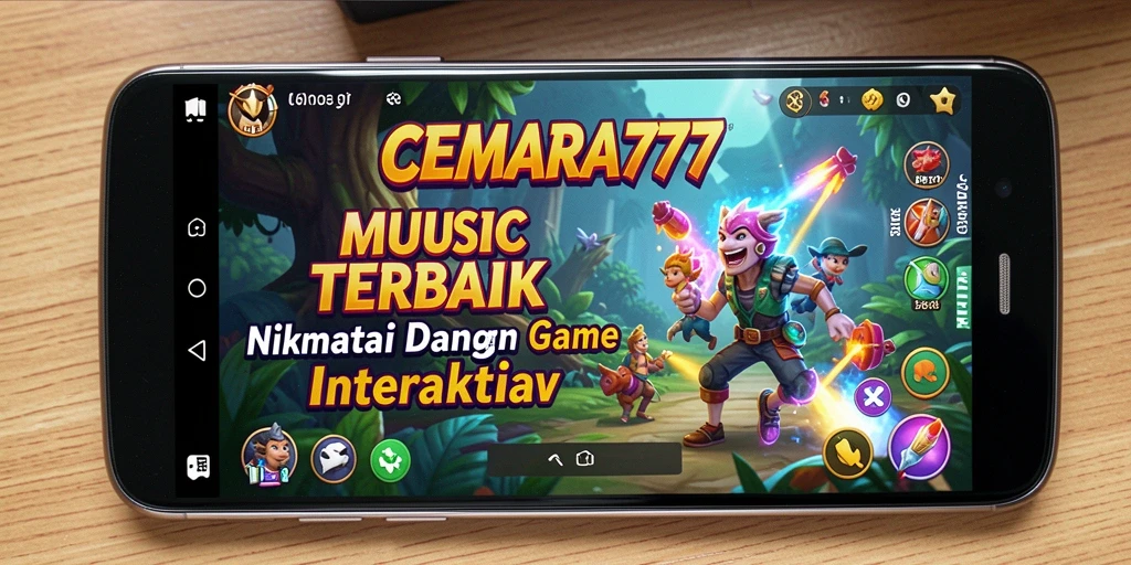 Screenshot CEMARA777 menampilkan gameplay musik yang mengasyikkan.