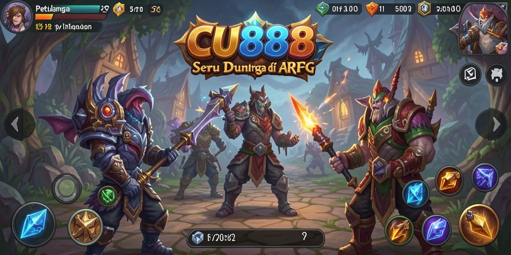 Tangkapan layar menampilkan aksi seru dalam gameplay ARPG.