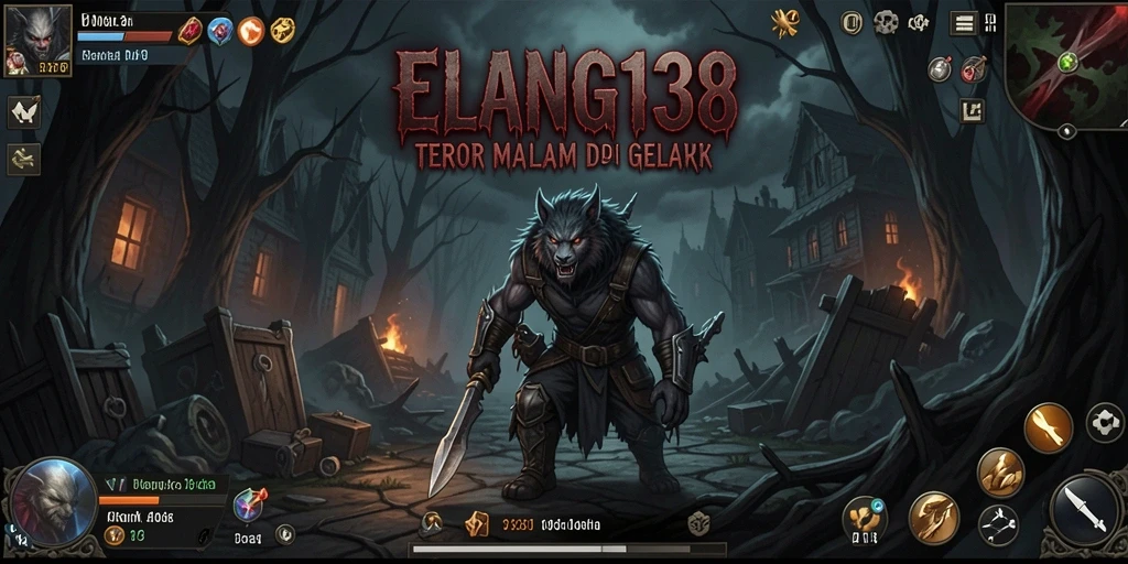 Tangkapan layar ELANG138 menampilkan suasana gelap dan menakutkan dari gameplay.