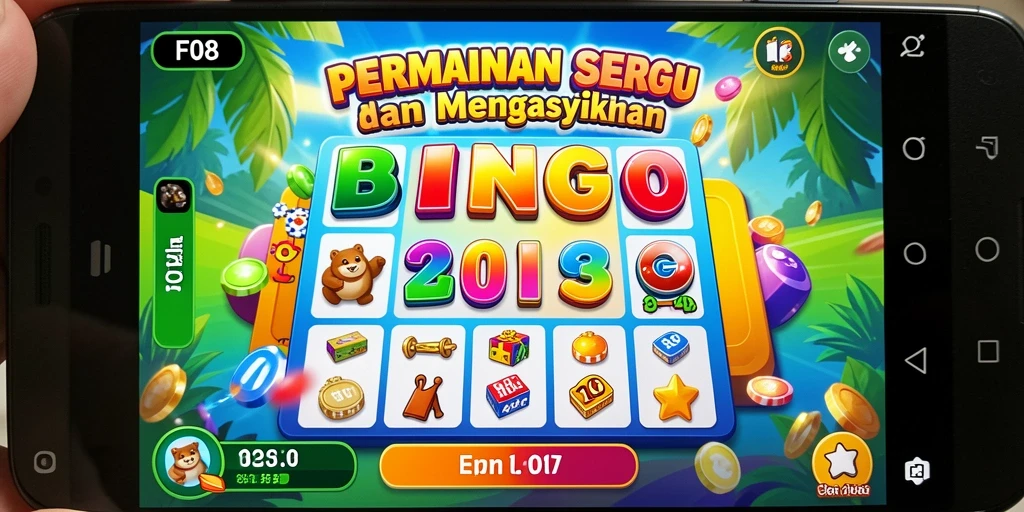 Tampilan gameplay menegangkan saat bermain Bingo di F08.