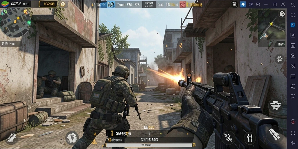 Tampilan menegangkan dari gameplay GG288 dengan aksi perang seru.
