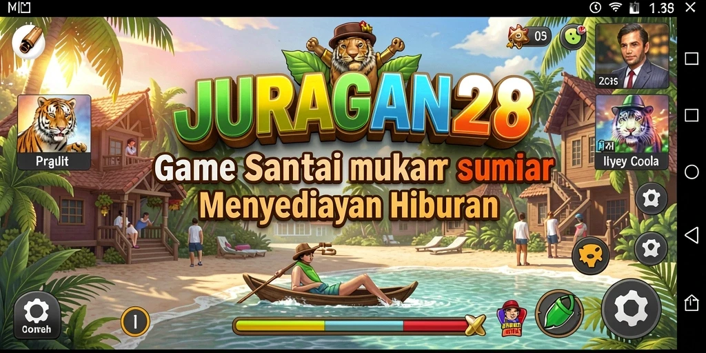 Screenshot gameplay JURAGAN28 yang menunjukkan momen santai dan menyenangkan.