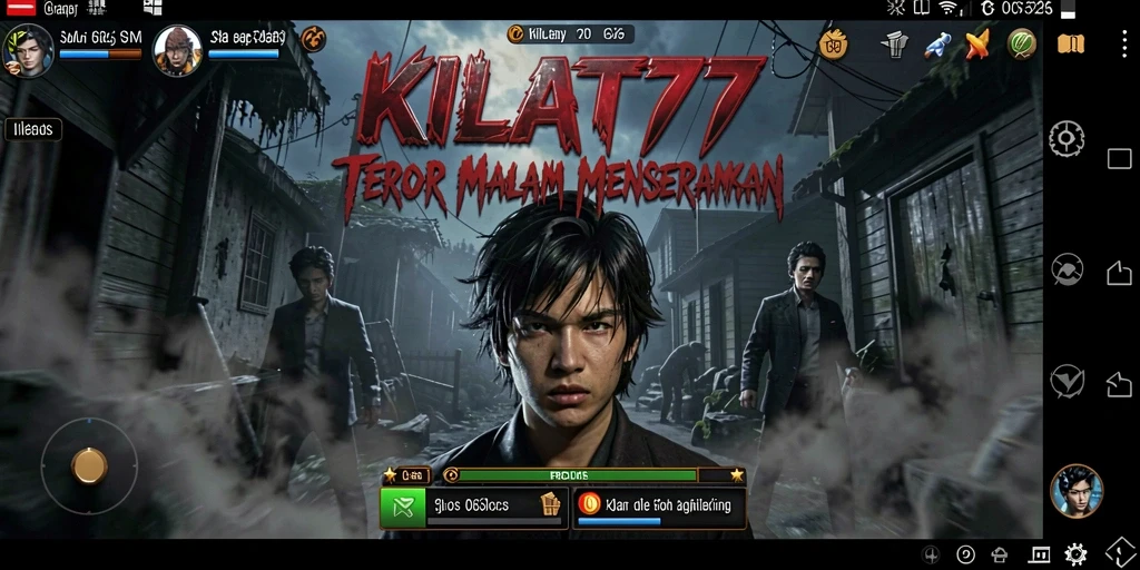 Tangkapan layar gameplay KILAT77 yang menampilkan suasana Horror yang menegangkan.