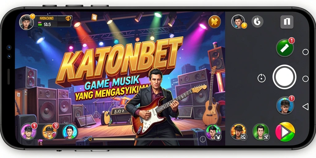 Tampilan gameplay KRATONBET dengan musik yang menyenangkan.