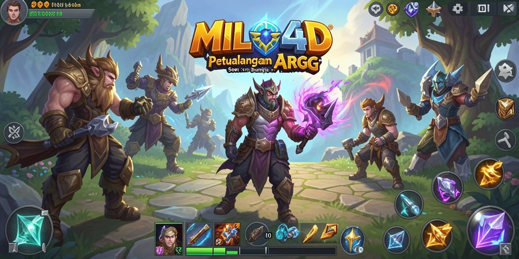 Tampilan gameplay <strong>MILO4D</strong> dengan aksi pertarungan yang mendebarkan.
