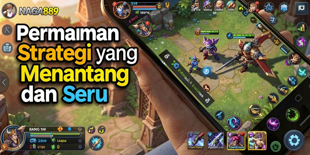 Tampilan gameplay yang seru dan menantang dalam NAGA889.