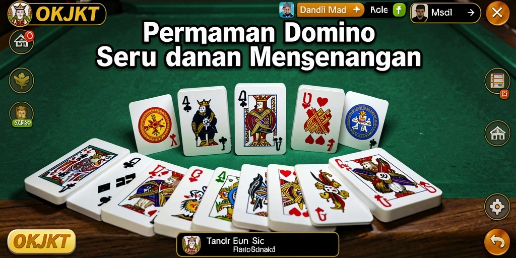 Tangkapan layar gameplay seru dari OKJKT.