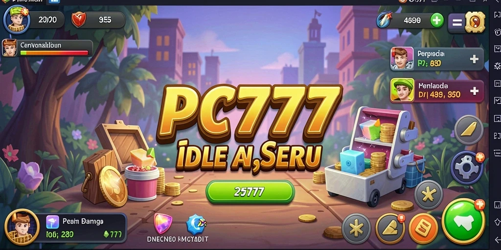 Tampilan gameplay seru dan menantang di PC777.