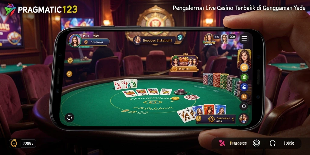 Gameplay seru dan interaktif pada PRAGMATIC123 yang memperlihatkan dealer langsung.