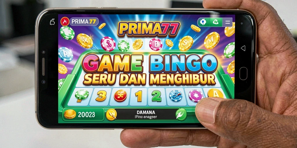 Tampilan menakjubkan dari gameplay Bingo di PRIMA77.