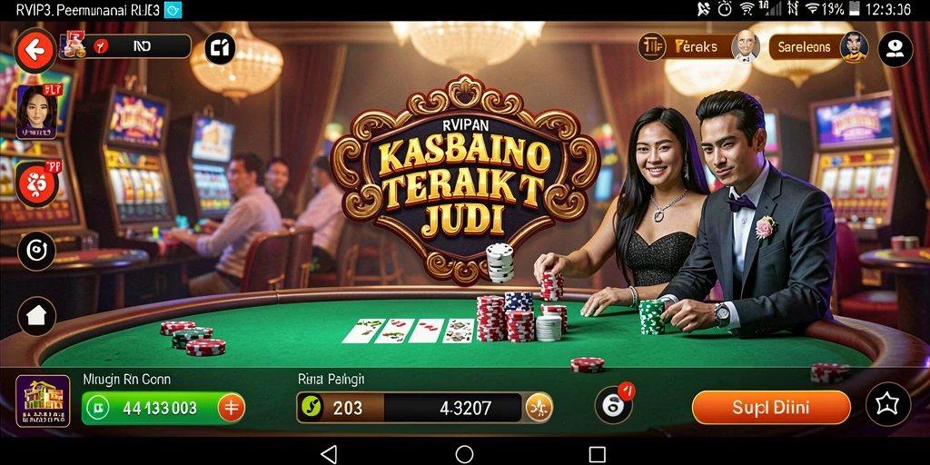 Screenshot RVIP3 menampilkan gameplay Kasino yang menarik dan interaktif.