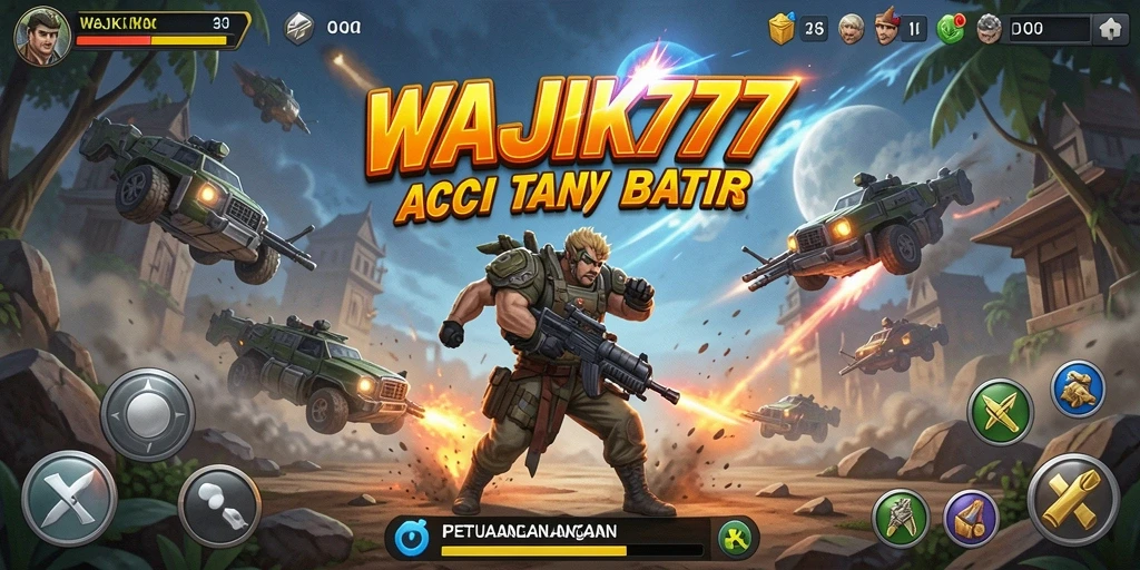 Tampilan gameplay action seru di WAJIK777 dengan grafik memukau.